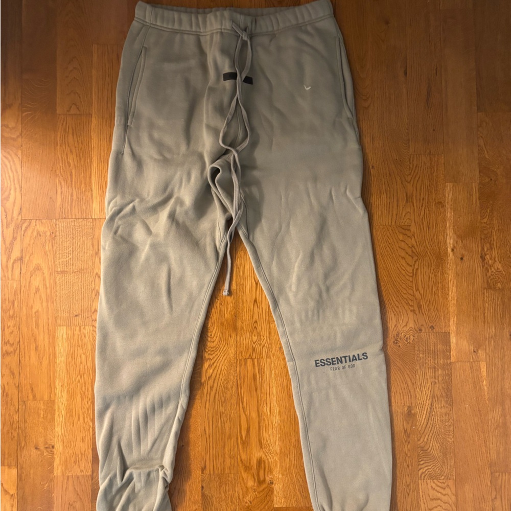 Essentials Fear of God Green Sweatpants